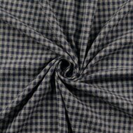 Flanel - Square - Jeansblauw