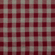 Flanel - Big Square - Donkerrood