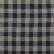 Flanel - Big Square - Jeansblauw
