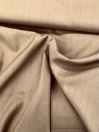 Broekenstof - Krijtstreep - Beige