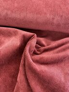 Ribfluweel Stretch - Uni - Dark Framboise