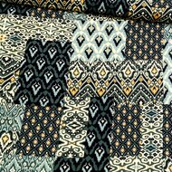 Viscose - Patchwork - Groen