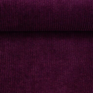 Nicky Velours - Uni Rib - Aubergine