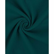 Katoen Twill Stretch - Uni - Petrol