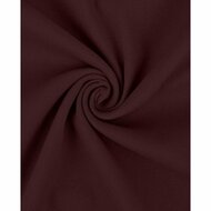 Katoen Twill Stretch - Uni - Bordeaux