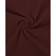 Ribfluweel Stretch - Uni - Bordeaux