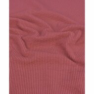 Ribfluweel Stretch - Uni - Pruim