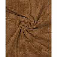 Ribfluweel Stretch - Uni - Camel