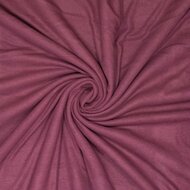 Rib Jersey - Uni Brushed - Aubergine