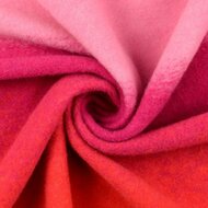 Mantelstof - Gradient - Roze