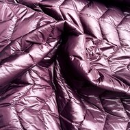 Matelass&eacute; - Uni - Aubergine