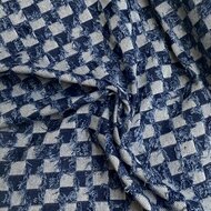 Jeans - Chess Board - Blauw