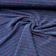 Scuba - Stripes Lurex - Aqua-Paars