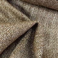 Tweed - Visgraat - Bruin