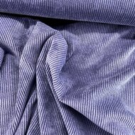 Ribfluweel Stretch - Uni - Indigo