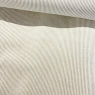 Ribfluweel Stretch - Uni - Ecru