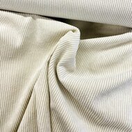 Ribfluweel Stretch - Uni - Ecru