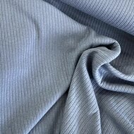 Gebreid - Uni Rib - Blauw