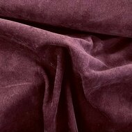 Coupon 0.9m - Velvet Twill - Uni - Aubergine