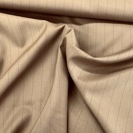 Broekenstof - Krijtstreep - Beige