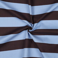 Canvas - Stripes - Lichtblauw - Donkerpaars
