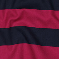 Canvas - Stripes - Fuchsia - Navy