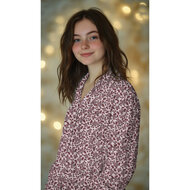Flanel - Flowers - Ecru