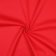 Katoen Twill - Uni - Rood