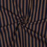 Katoen - Yarn Dyed Stripes - Navy