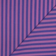 Katoen - Yarn Dyed Stripes - Paars
