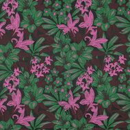 Jacquard - Flowers - Donkergroen