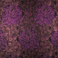 Jacquard - Lurex Flowers - Paars