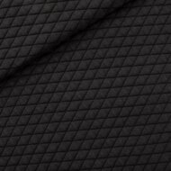 Matelassé Piqué Tricot - Uni - Zwart