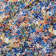 Viscose Satijn - Paint Fun - Tofu Beige