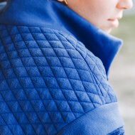 Matelassé Piqué Tricot - Uni - Surf The Web Blauw