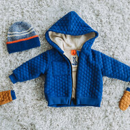 Matelassé Piqué Tricot - Uni - Surf The Web Blauw