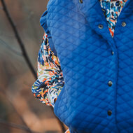 Matelassé Piqué Tricot - Uni - Surf The Web Blauw