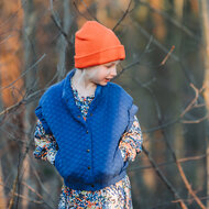 Matelassé Piqué Tricot - Uni - Surf The Web Blauw