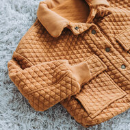 Matelassé Piqué Tricot - Uni - Wegedoornbruin
