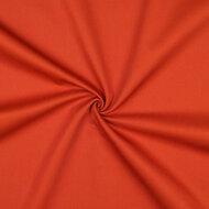 Katoen Twill - Uni - Roest