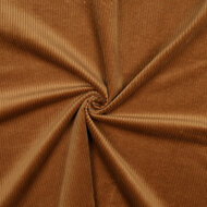Ribfluweel Stretch - Uni - Cognac