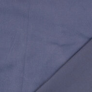 Katoen Twill Stretch - Uni - Navy