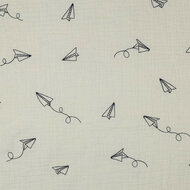 Tetra - Embroidery Paper Planes - Ecru