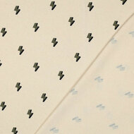 Rib Jersey - Lightning - Beige