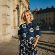 Katoen - Handcrafted Batik - Navy