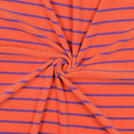 Spons - Yarn Dyed Stripes - Oranje-Paars