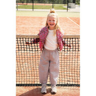 Linnen Katoen - Uni Lurex Gold - Blauw