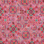Katoen Quilted - Patchwork Double Face - Roze