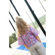 Poplin - Flowers - Paars