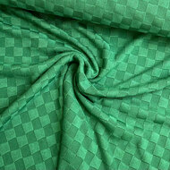 Gebreid - Uni Chessboard - Groen